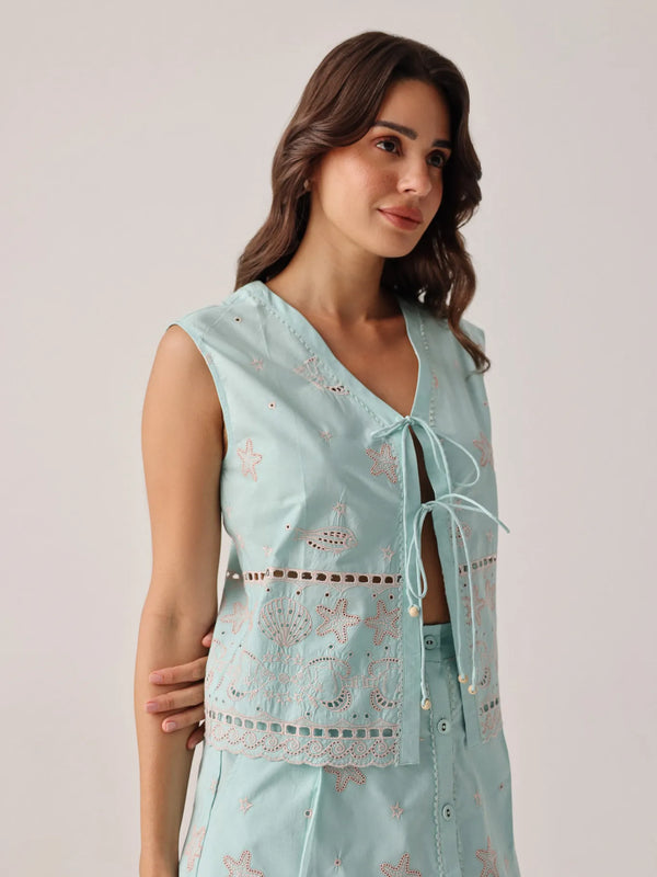 Kaia Top - Aqua