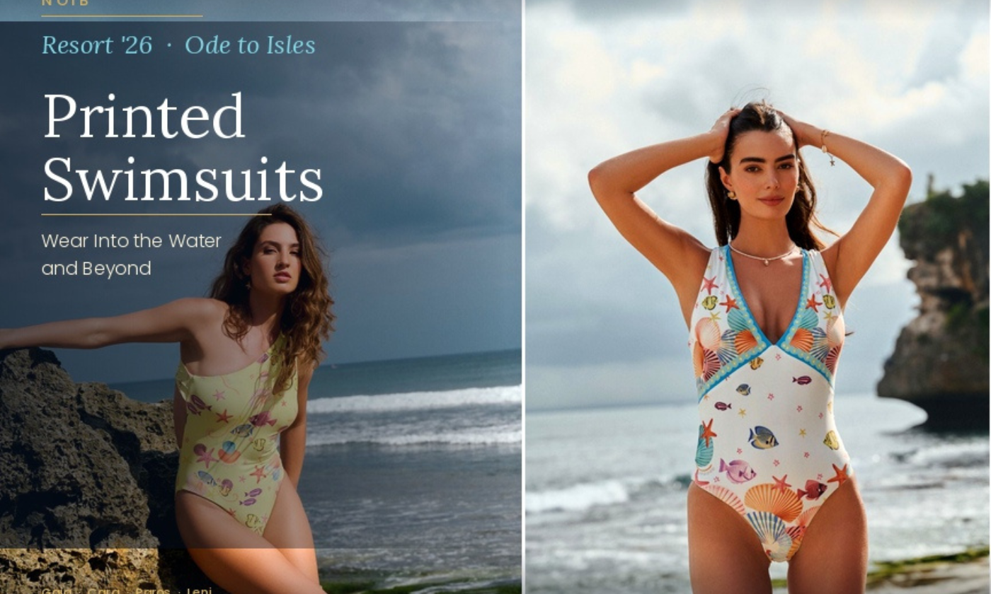 The Resort '26 Ode to Isles Edit: NOIB's Printed Swimsuits to Wear Into the Water and Beyond