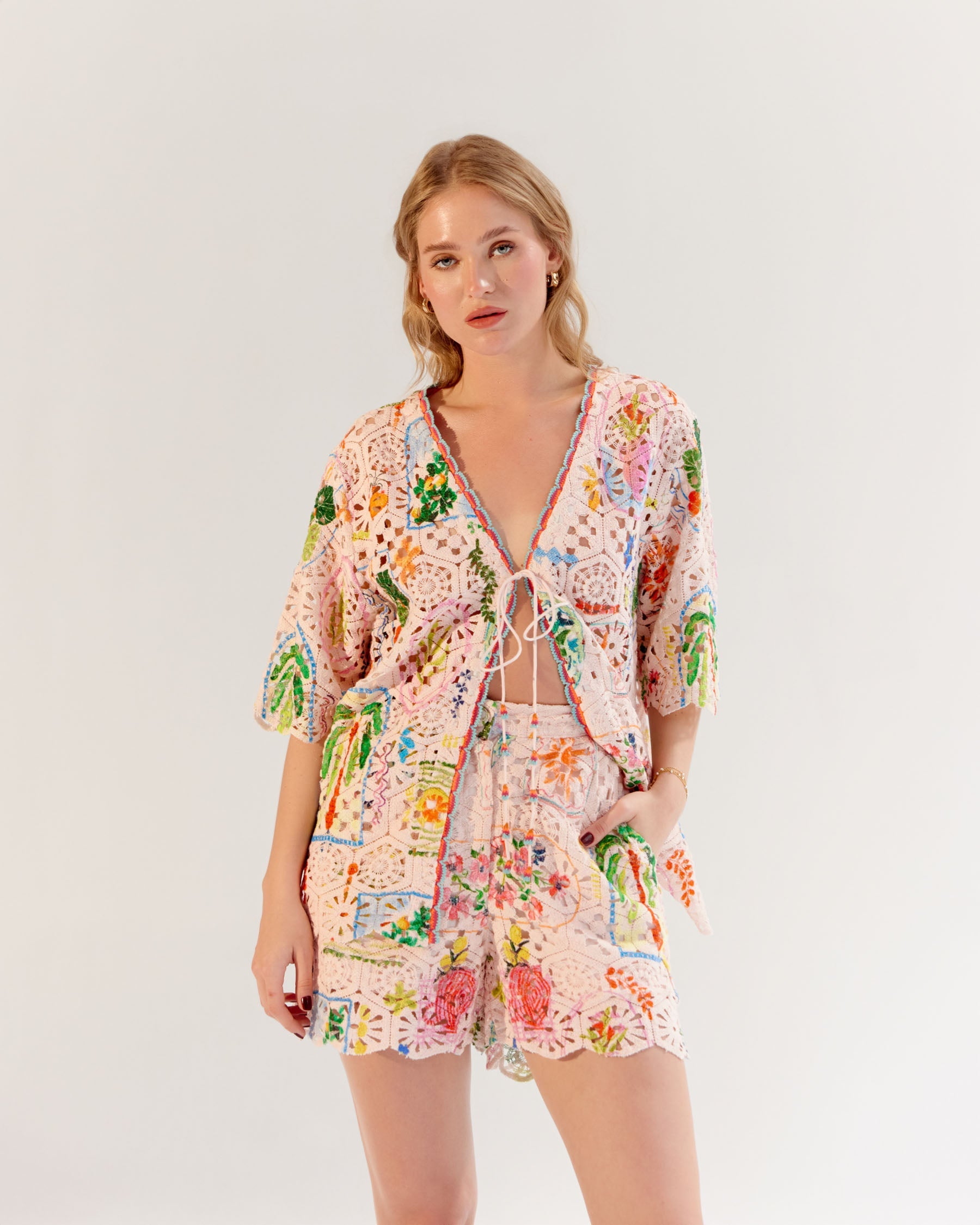 Anais Top & Deya Shorts - Postcard