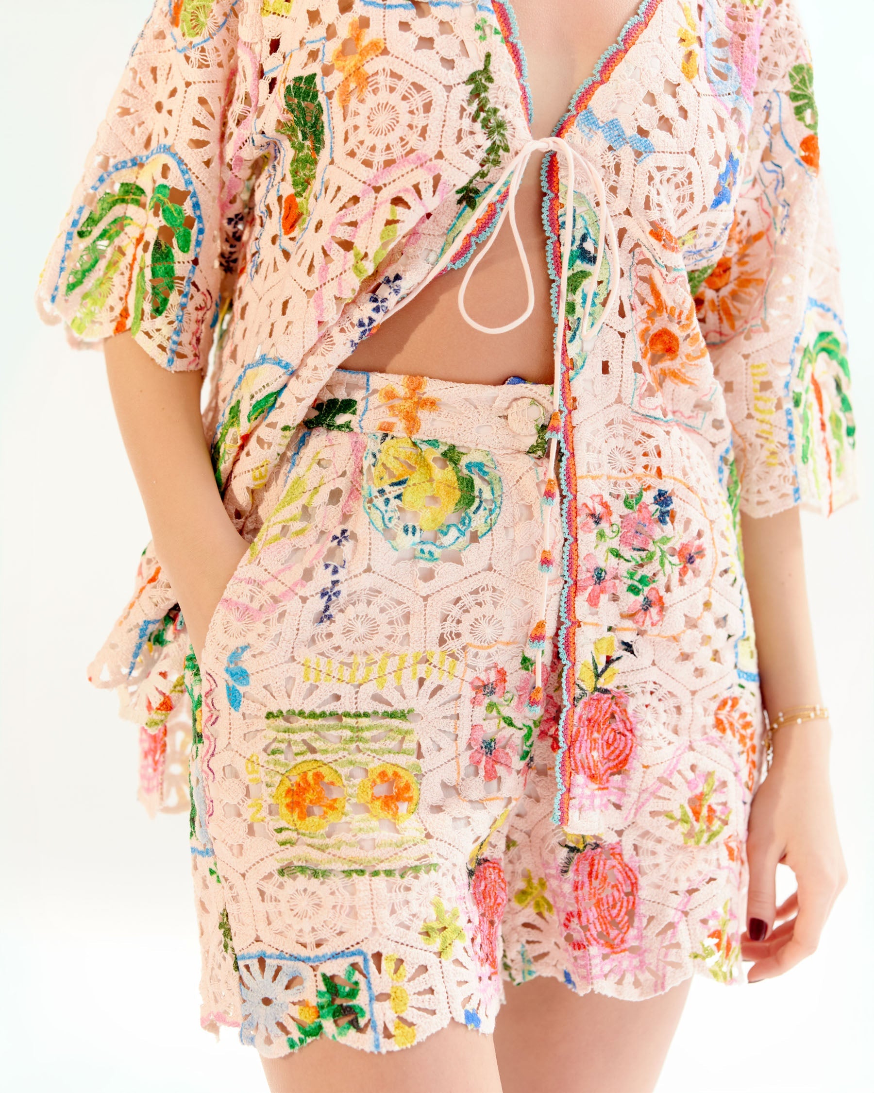 Anais Top & Deya Shorts - Postcard