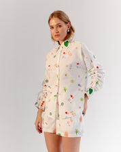 Thais Shirt & Mia Shorts - White