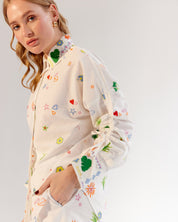 Thais Shirt & Mia Shorts - White