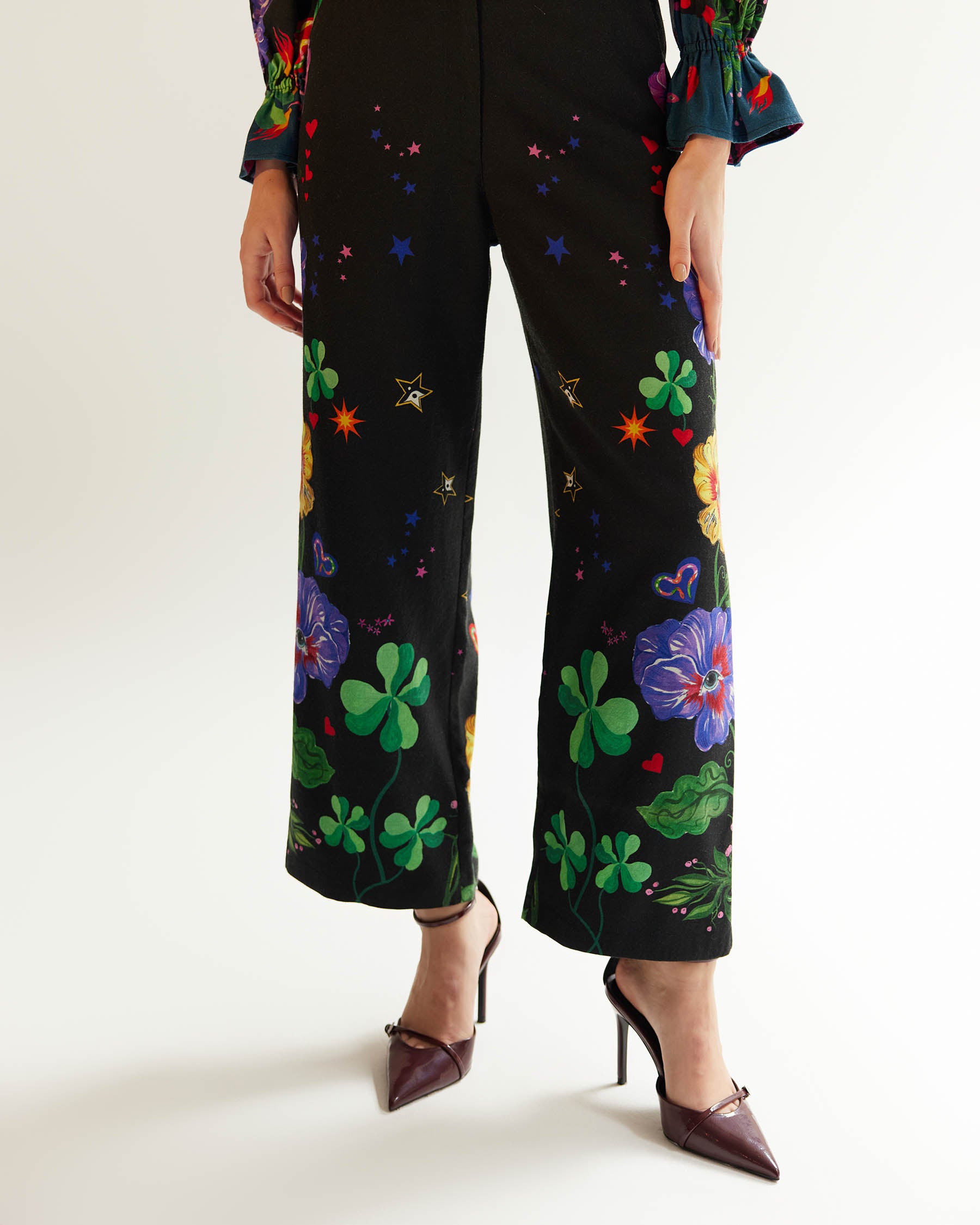 Noor Pants- Garden of Eden (100% wool)