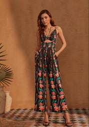 Chloe Jumpsuit- Climbing Flower