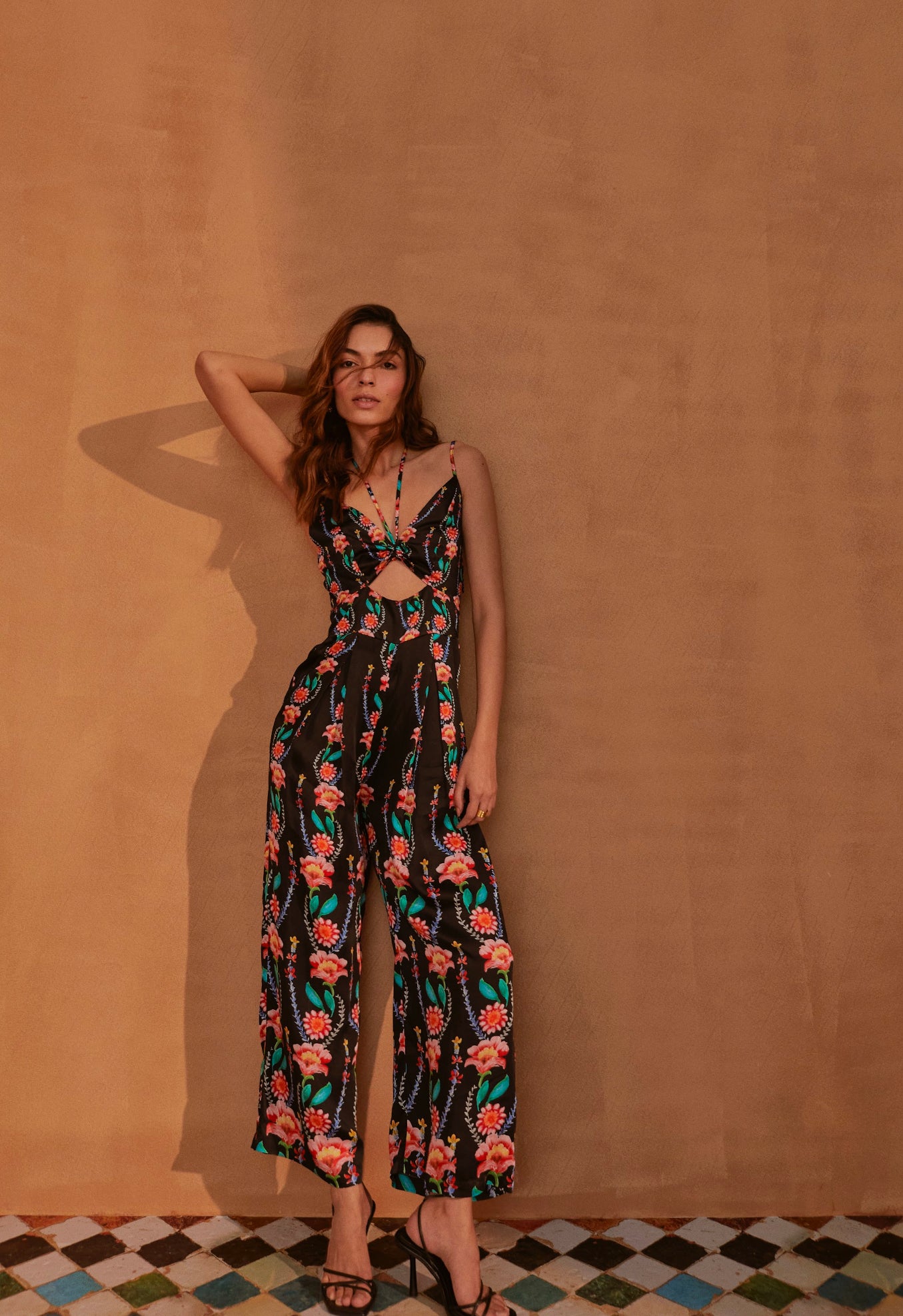 Chloe Jumpsuit- Climbing Flower