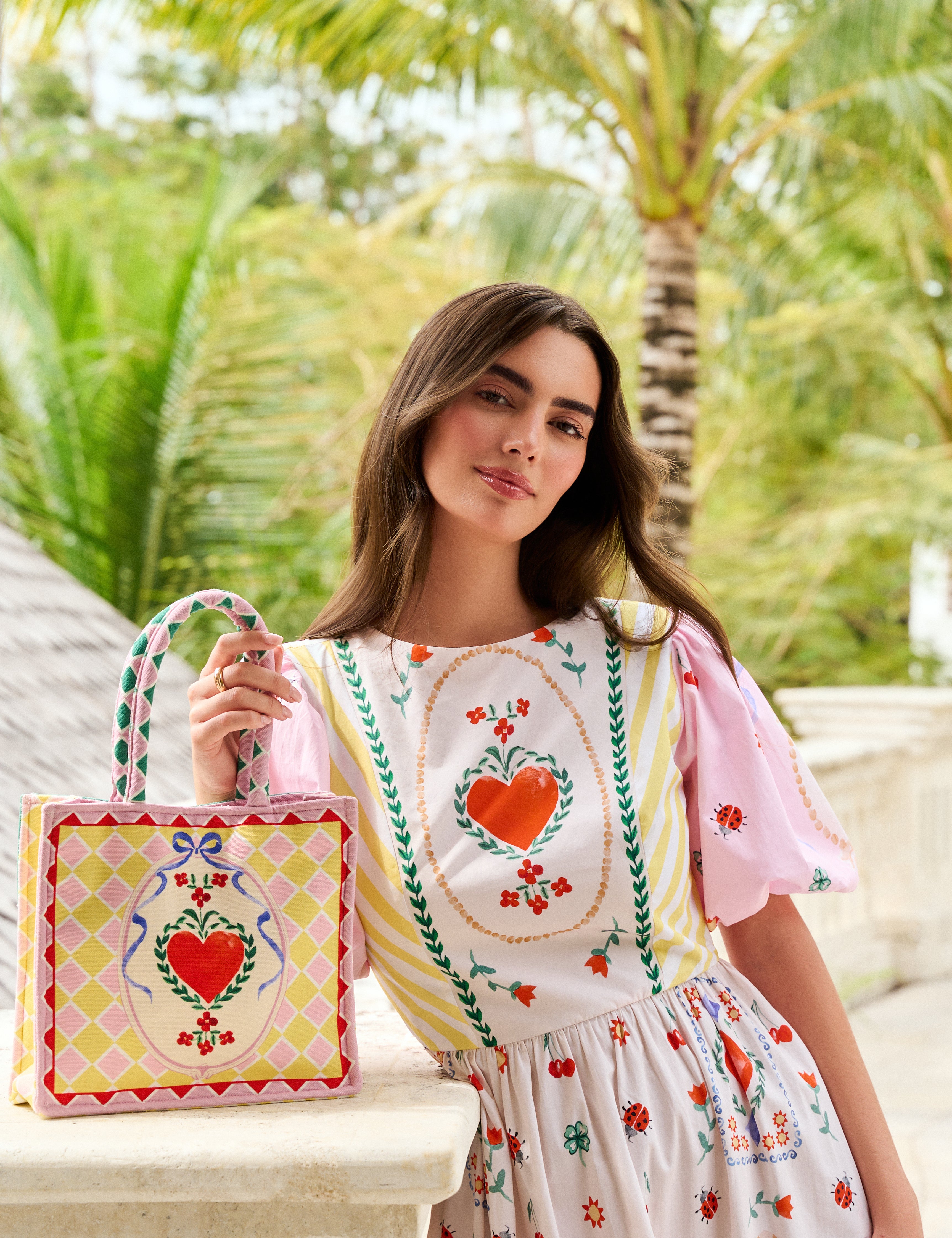 Tarot Print Mini Tote Bag -  NOIB