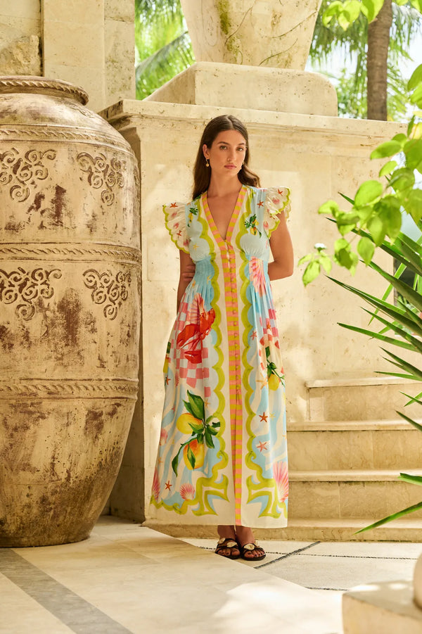 Estella Maxi Dress - Summer Zest