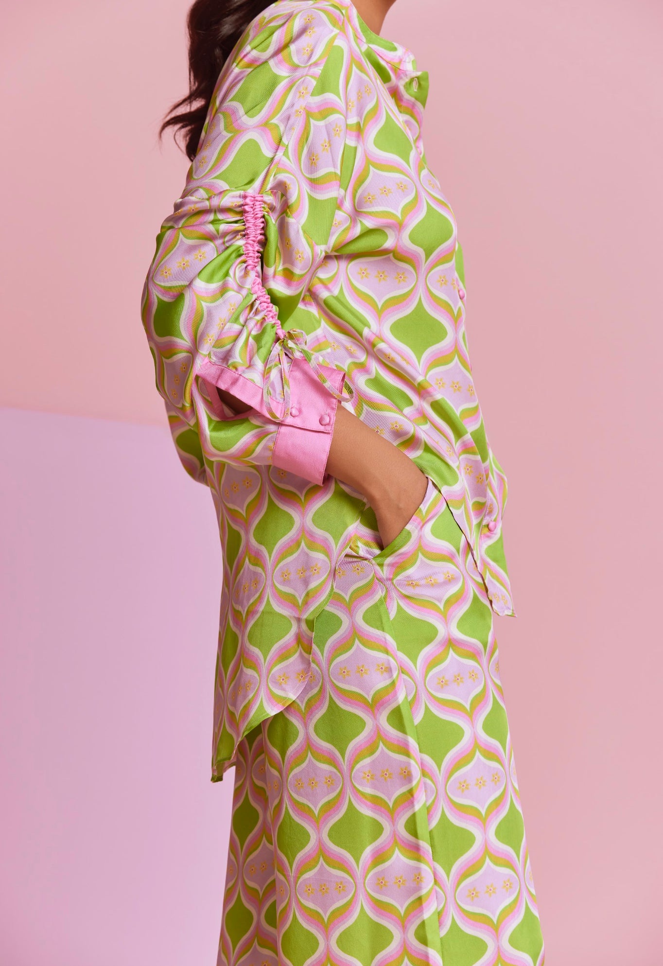 Thais Pants- Hourglass (100% Silk)