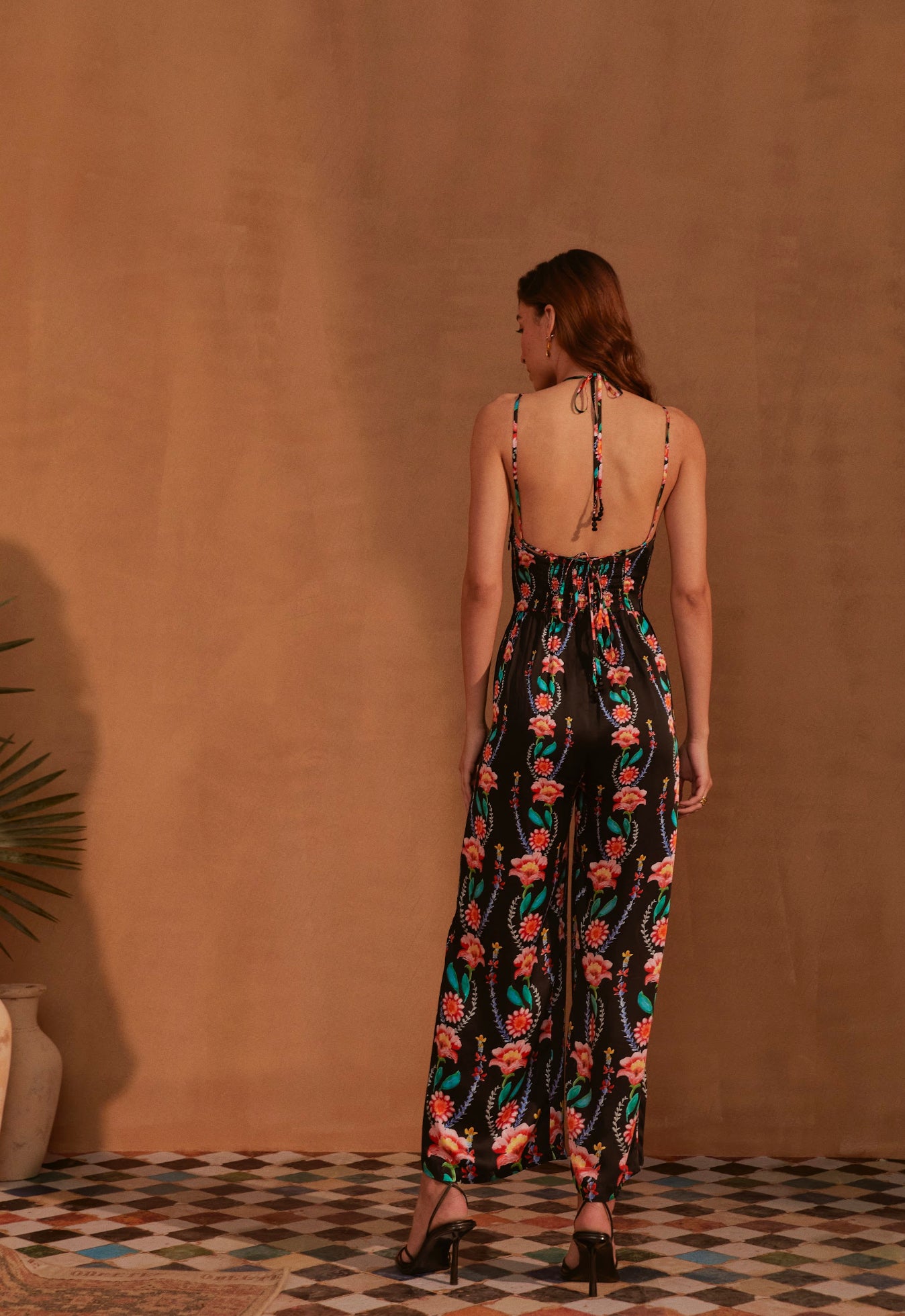 Chloe Jumpsuit- Climbing Flower