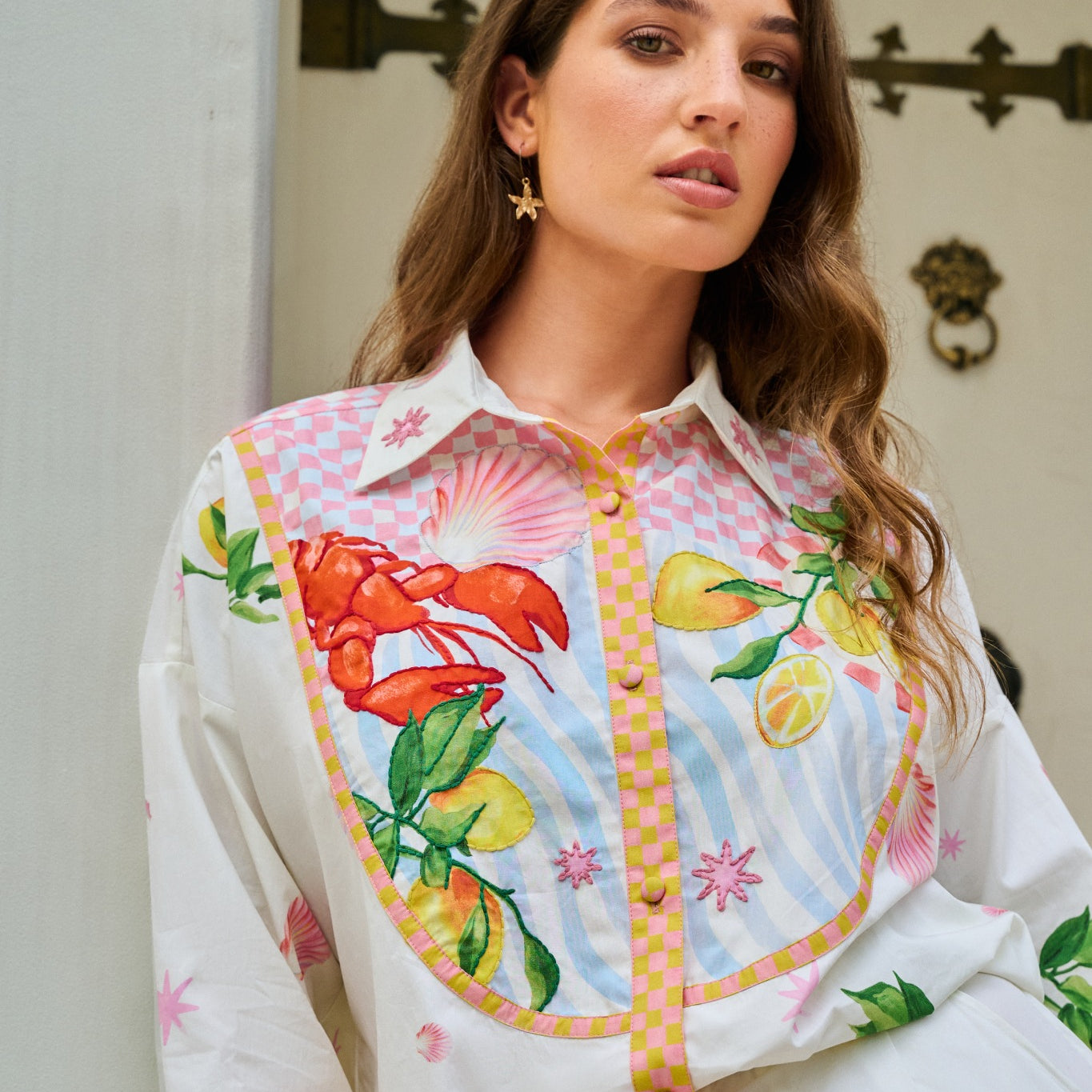 Collared Printed Shirt - NOIB