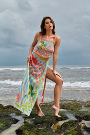 Magda Skirt - Summer Zest Crochet Maxi Skirt | NOIB