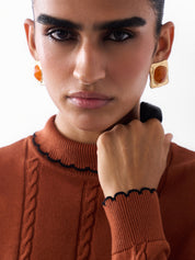 Cleo Turtle-neck - Rust