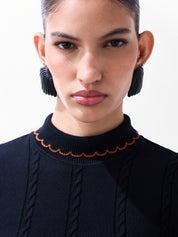 Cleo Turtle-neck - Black