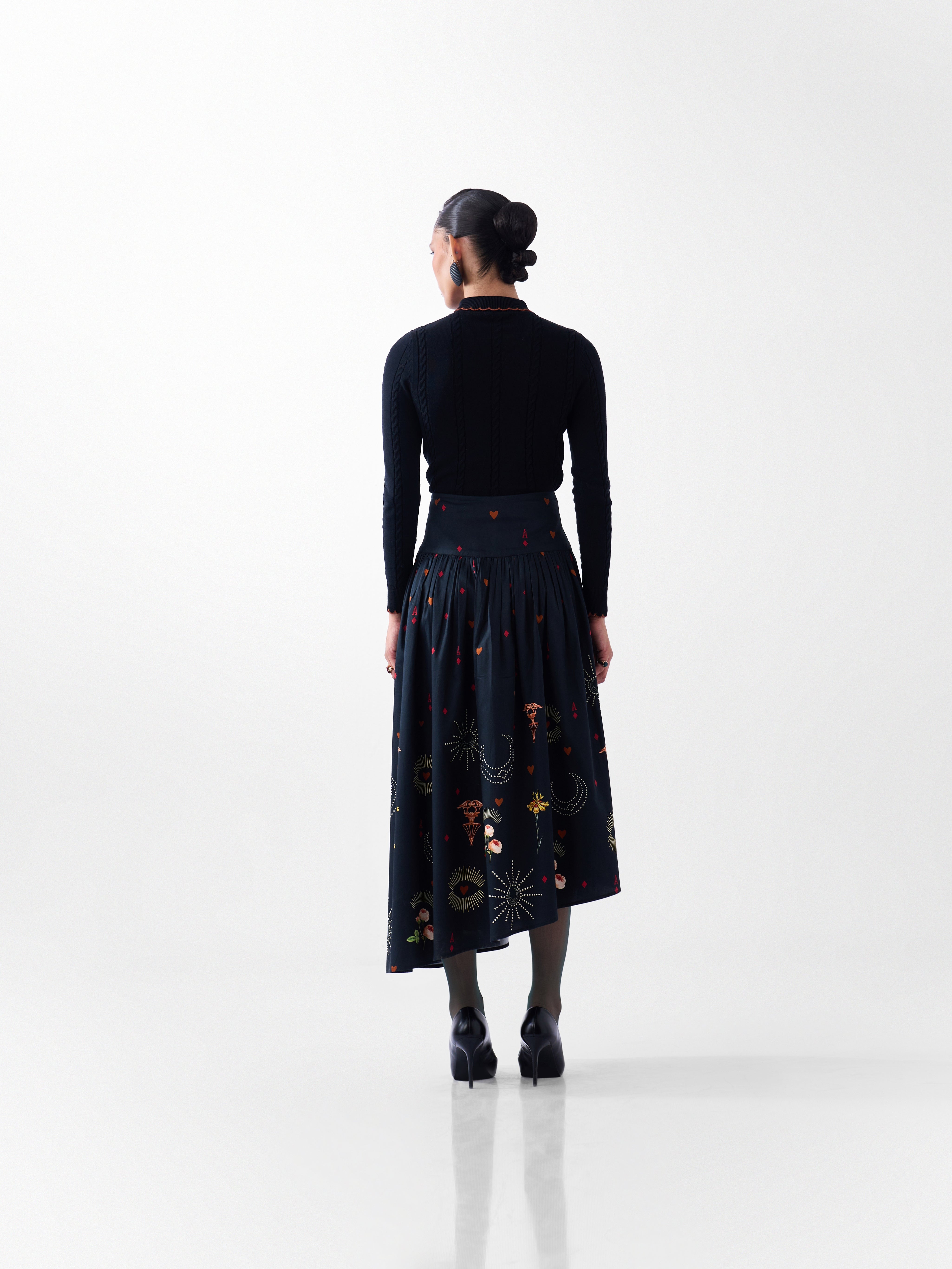 Cleo Turtle-neck - Black
