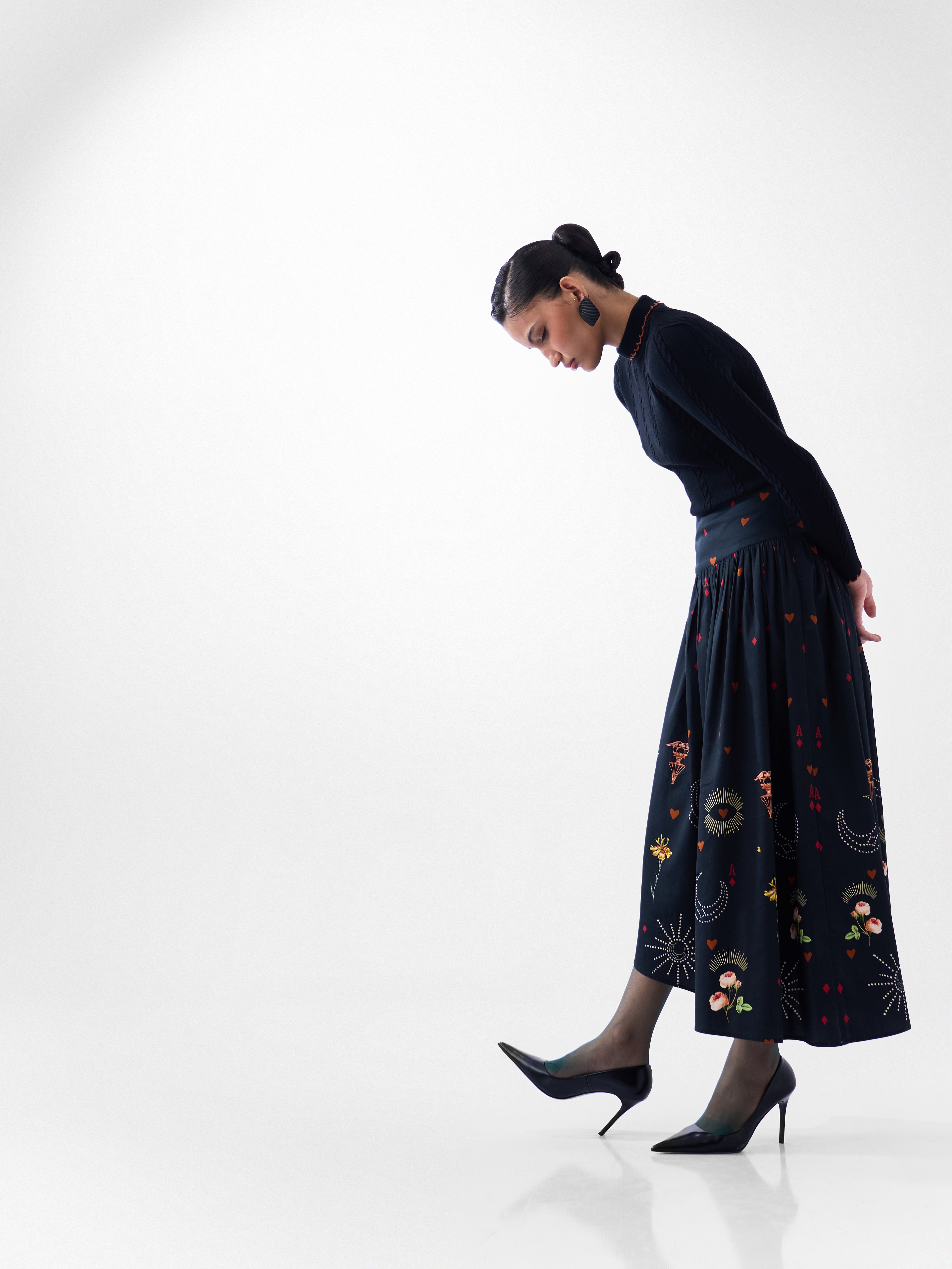 Cleo Turtle-neck - Black