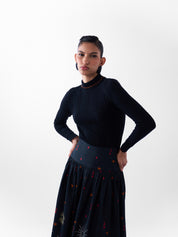 Cleo Turtle-neck - Black