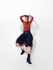 Cleo Turtle-neck - Rust