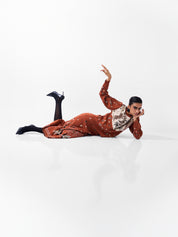 Zaira Pullover - Nocturnal Jungle