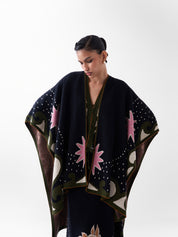 Noa Poncho - Old Rose