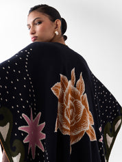 Noa Poncho - Old Rose