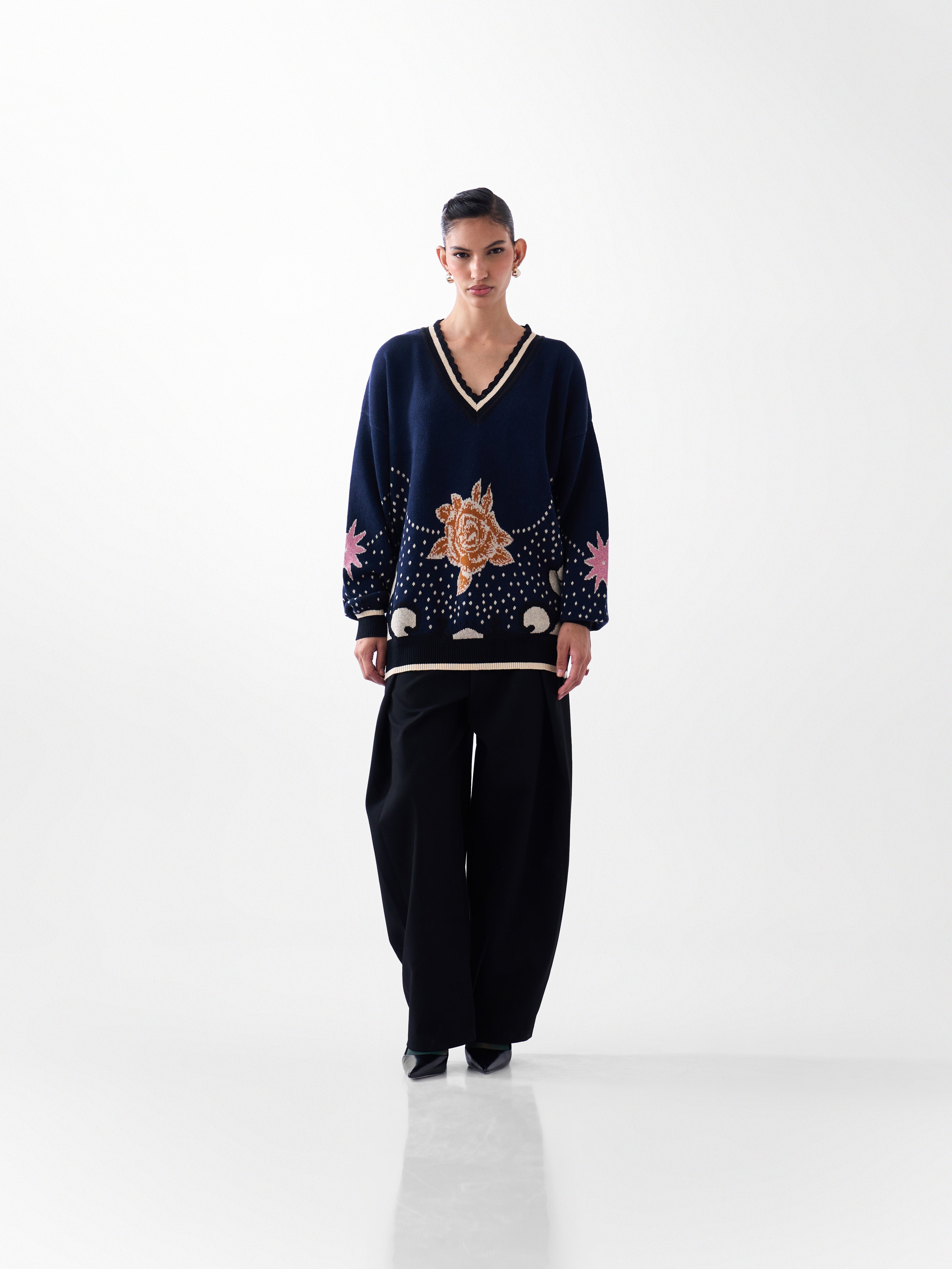 Nina Sweater - Old Rose