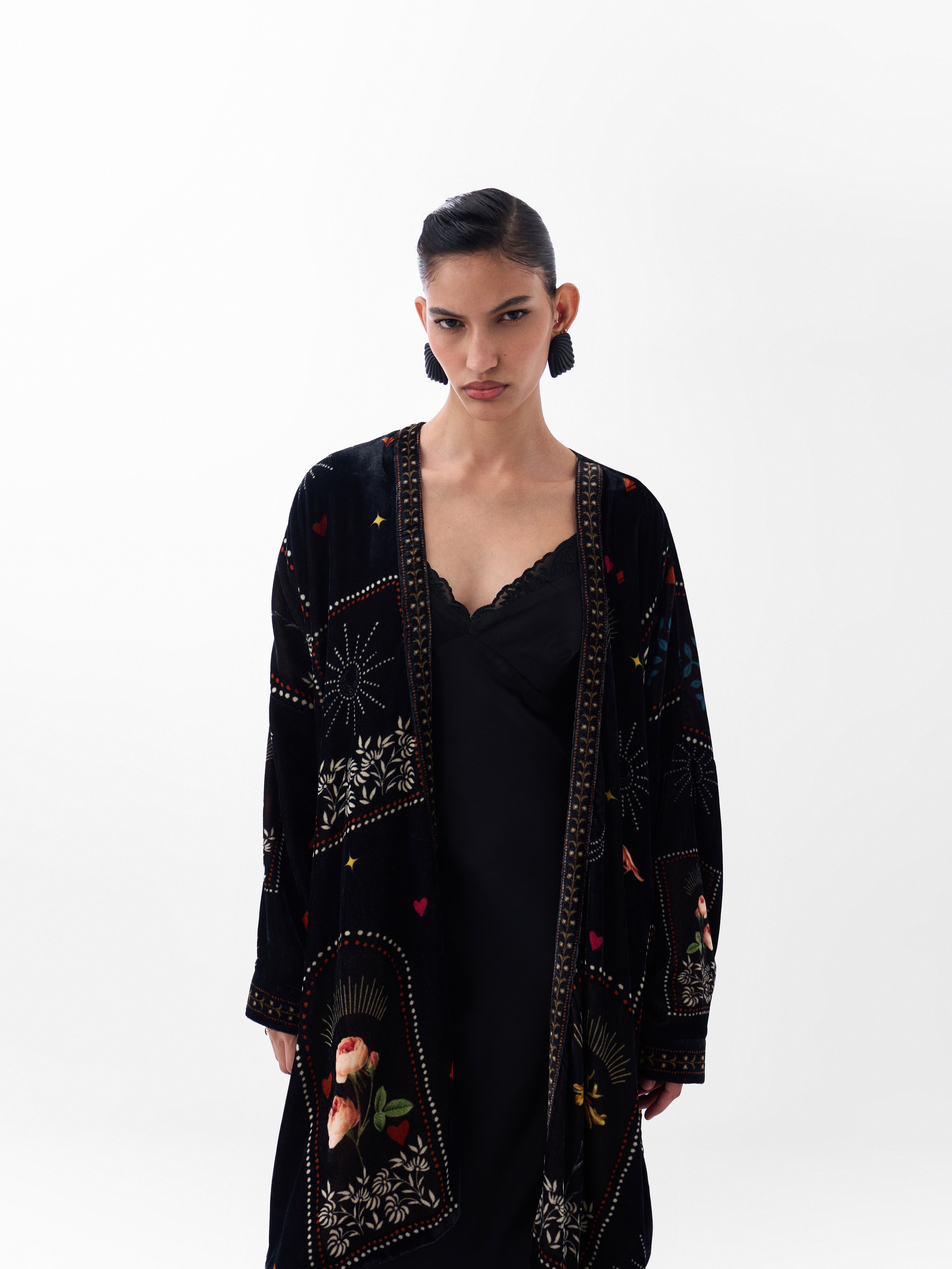 Demi Poncho - Postcards & Petals