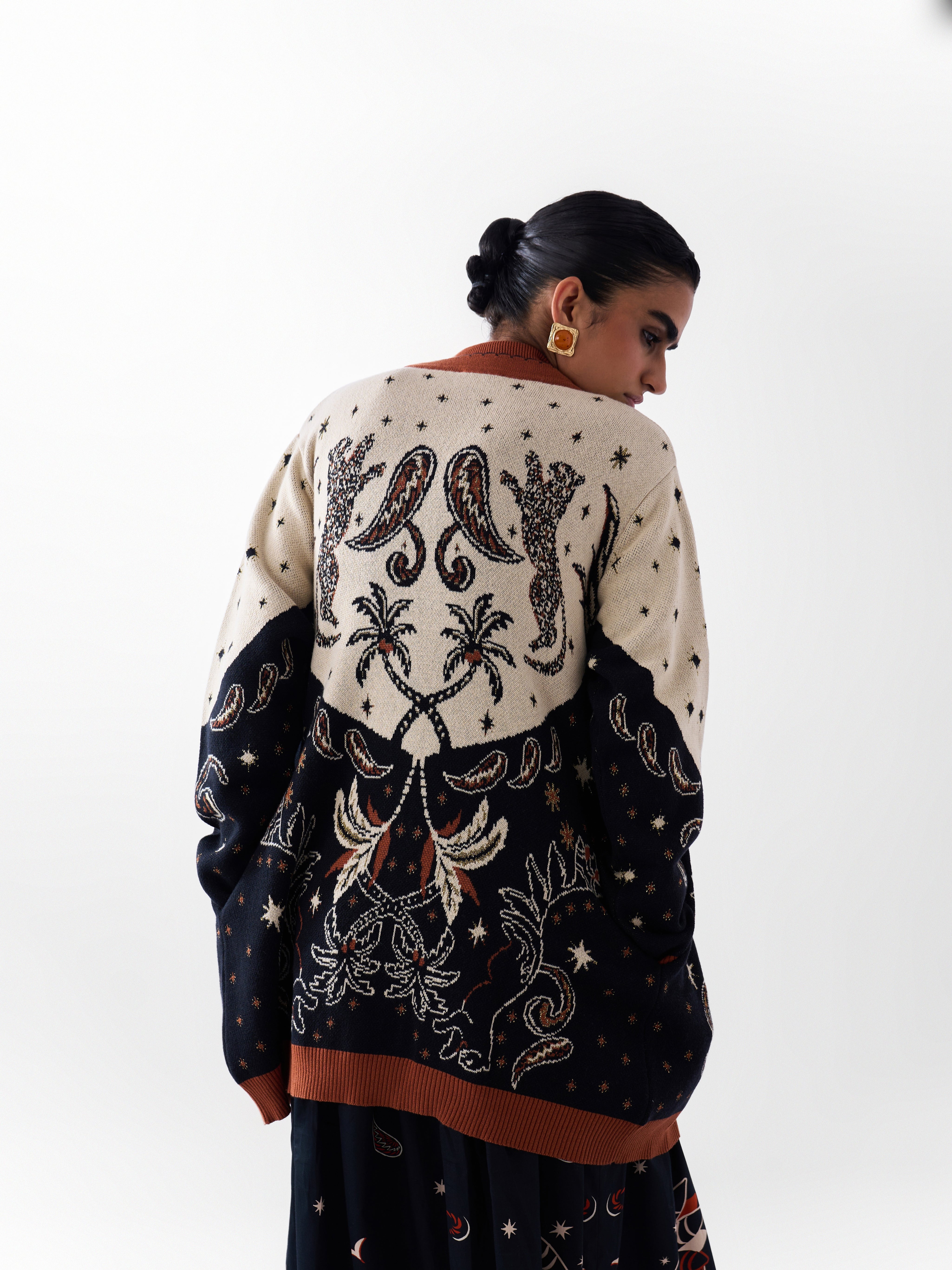 Faye Cardigan - Nocturnal Jungle