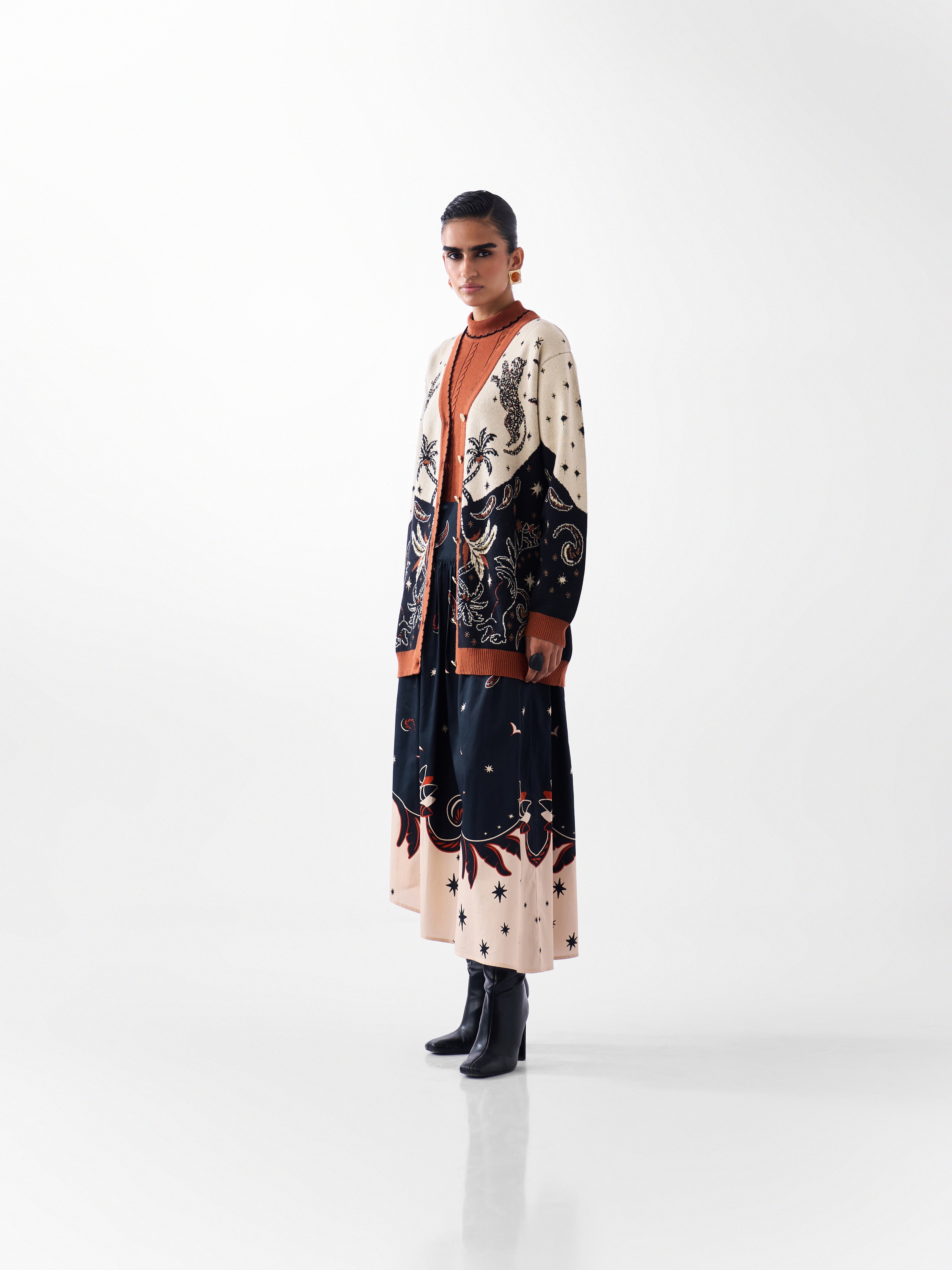 Faye Cardigan - Nocturnal Jungle