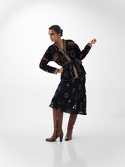 NOIB Quilted Kimono - Postcards & Petals
