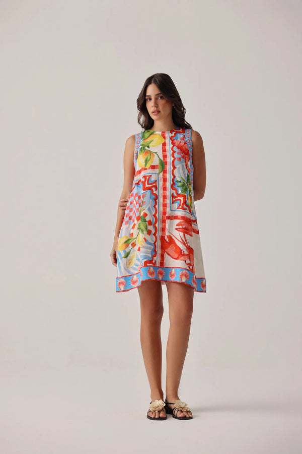 Harper Mini Dress - Summer Zest