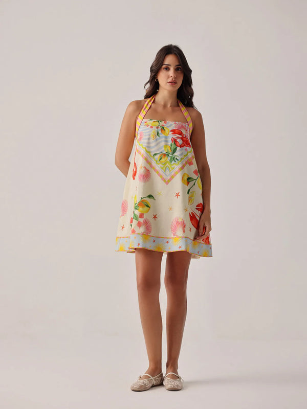 Hazel Mini Dress - Summer Zest