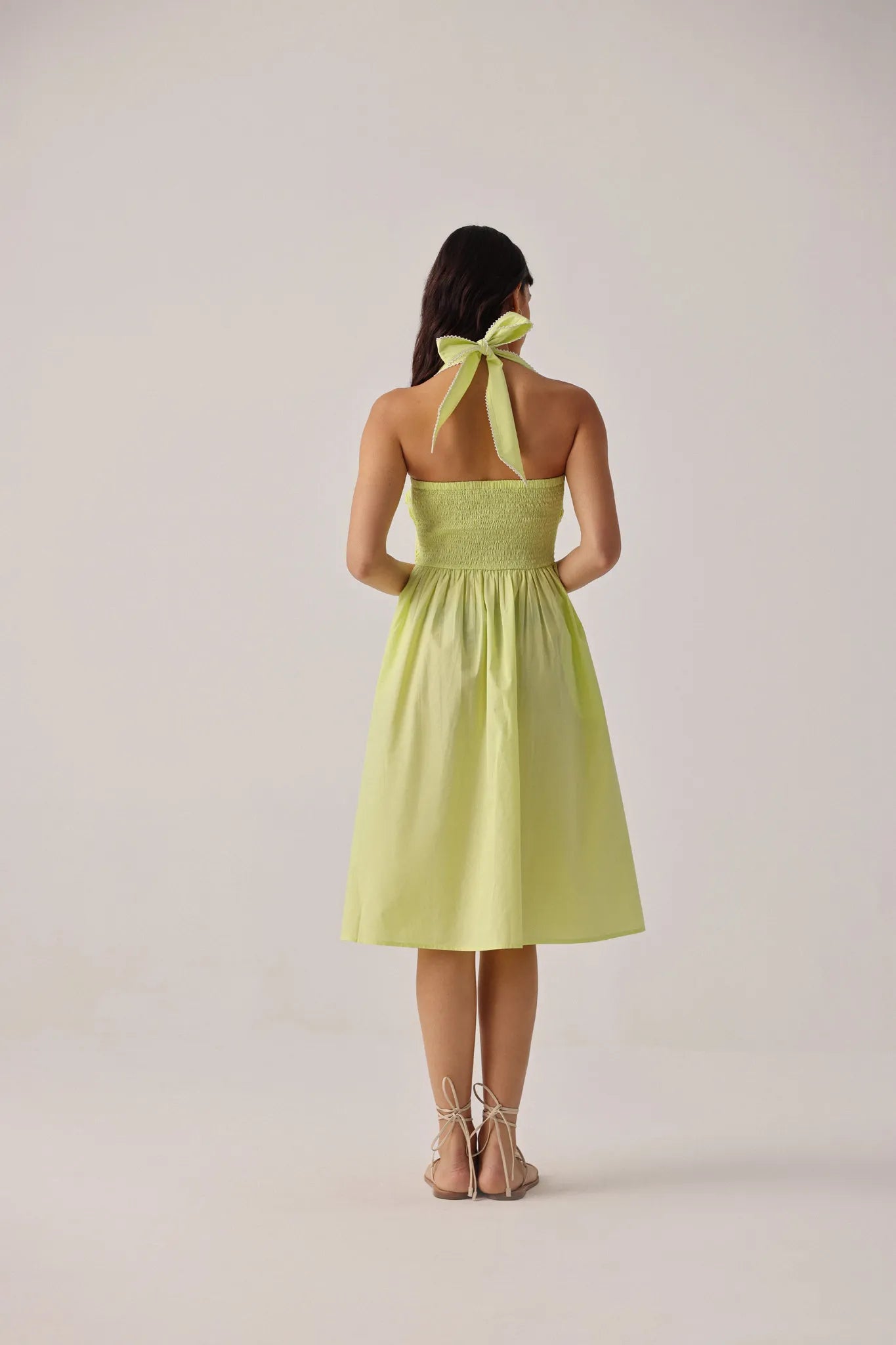 Hazel Midi - Lime
