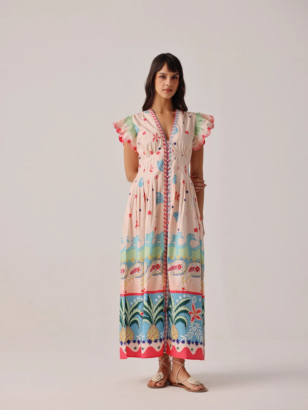 Estella Maxi Dress - Ananas
