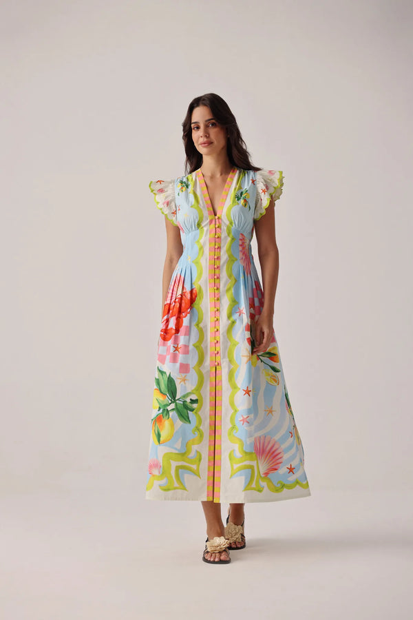 Estella Maxi Dress - Summer Zest