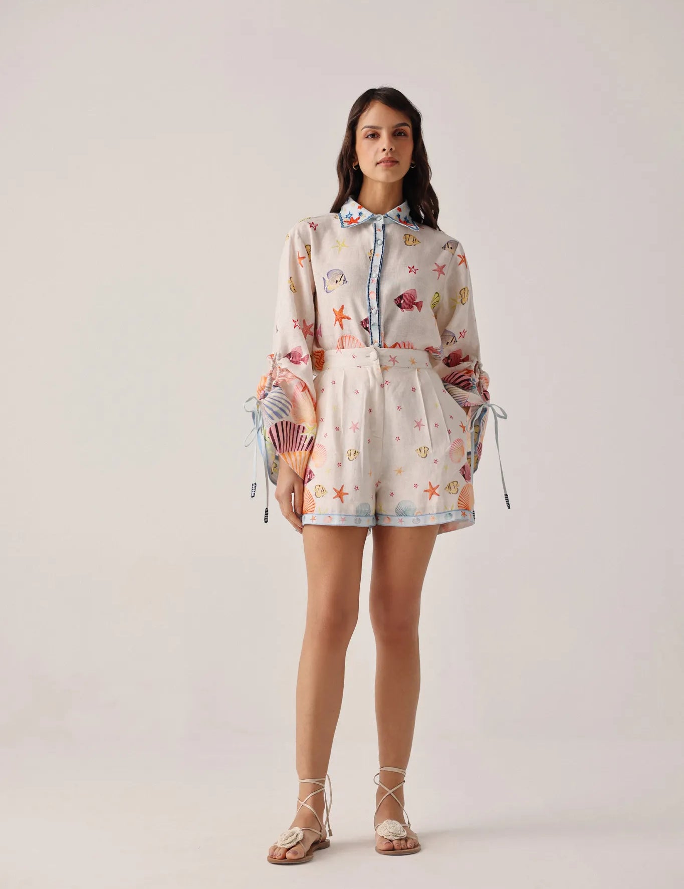 Seaborn Print Mia Shorts - NOIB