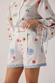 Mia Shorts - Ecru