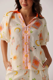 Florence Shirt - Azure