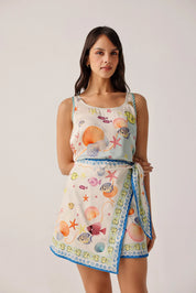 Wrap Me Round Skirt - Seaborn