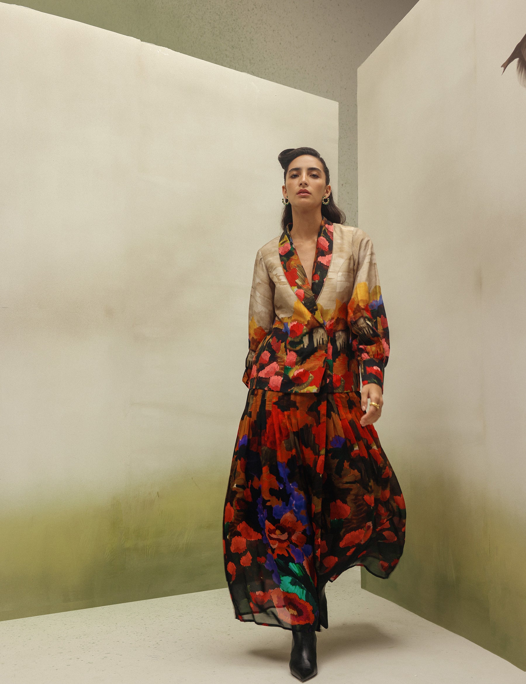 avery maxi dress Avery | Lemon Bandeau Maxi Dress With Embellished Scarf