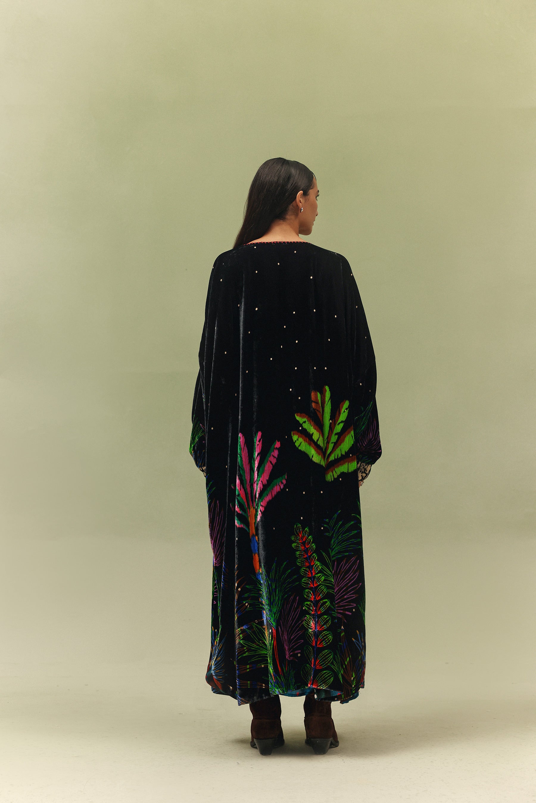 Demi Poncho (Long) - Night Safari