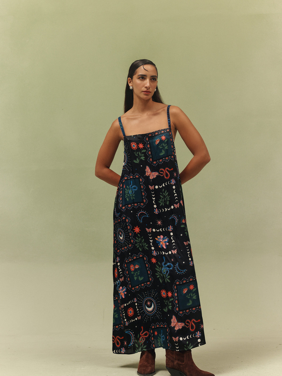 Liza Maxi Dress - Garden Dancers
