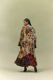 Demi Poncho (Long) - Wildflower