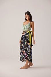 Nua Pareo - Prairee Print Wrap Skirt | NOIB