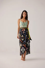 Nua Pareo - Prairee Print Wrap Skirt | NOIB