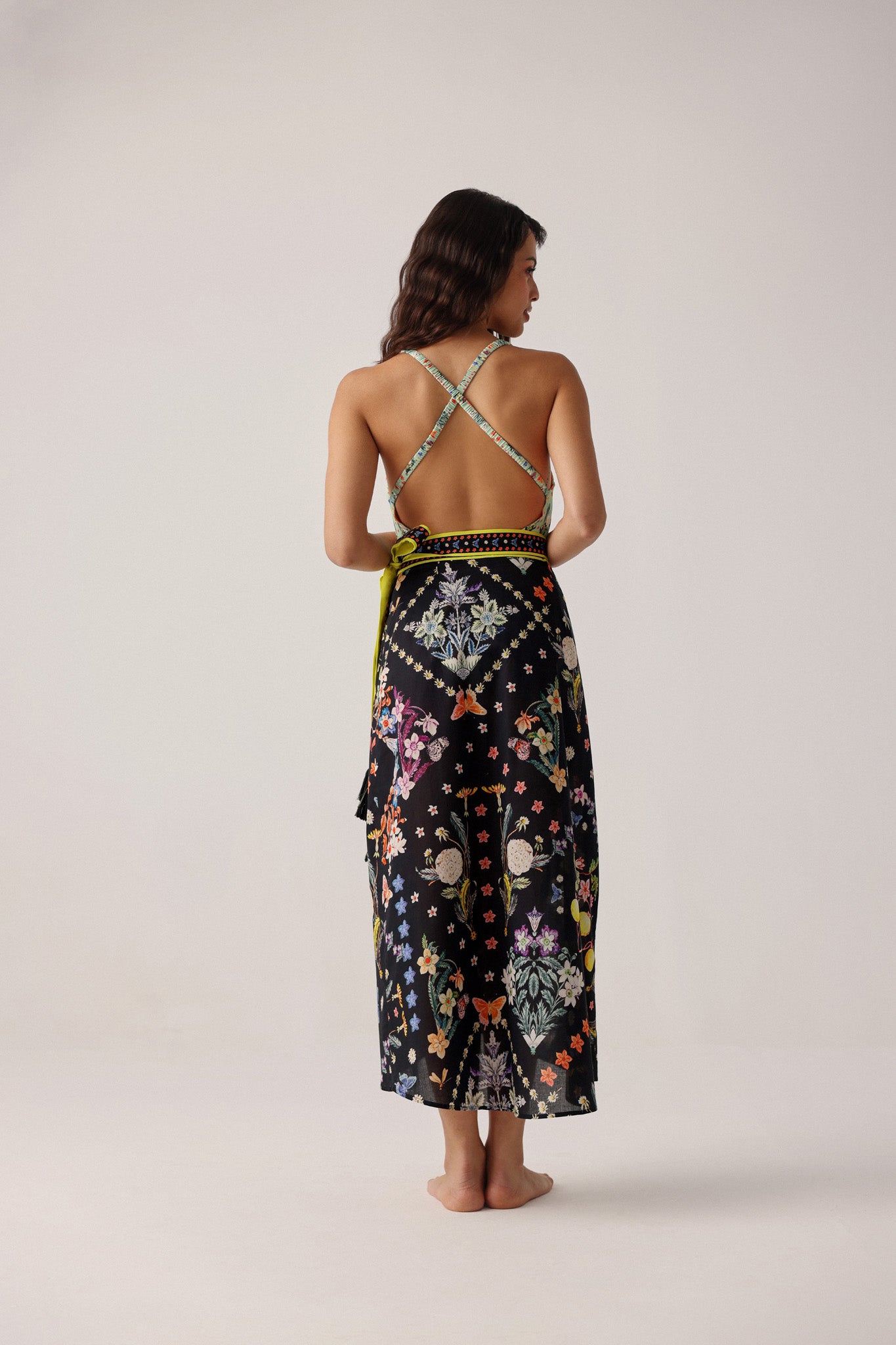 Nua Pareo - Prairee Print Wrap Skirt | NOIB