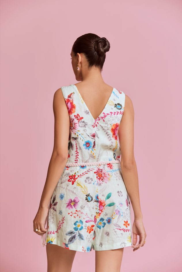 Eleni Playsuit-  Climbing Flower