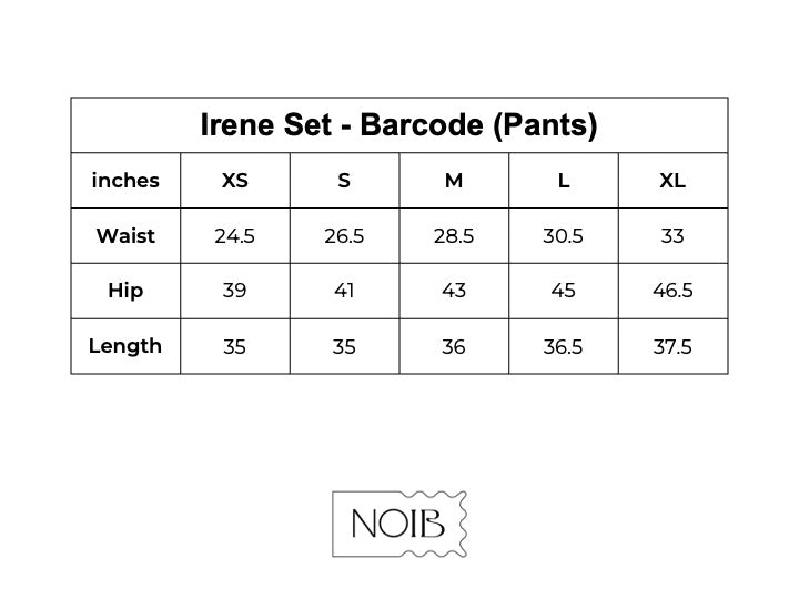Irene Set - Barcode