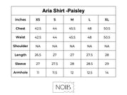 Aria Shirt - Paisley