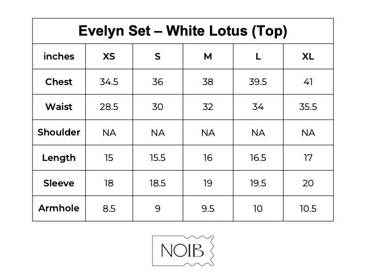 Evelyn Set - White Lotus
