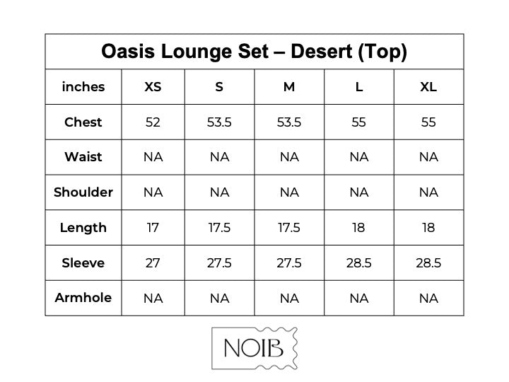 Oasis Lounge Top - Desert